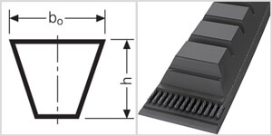 Клиновой ремень ZX 15,8 ZX 424 ContiTech