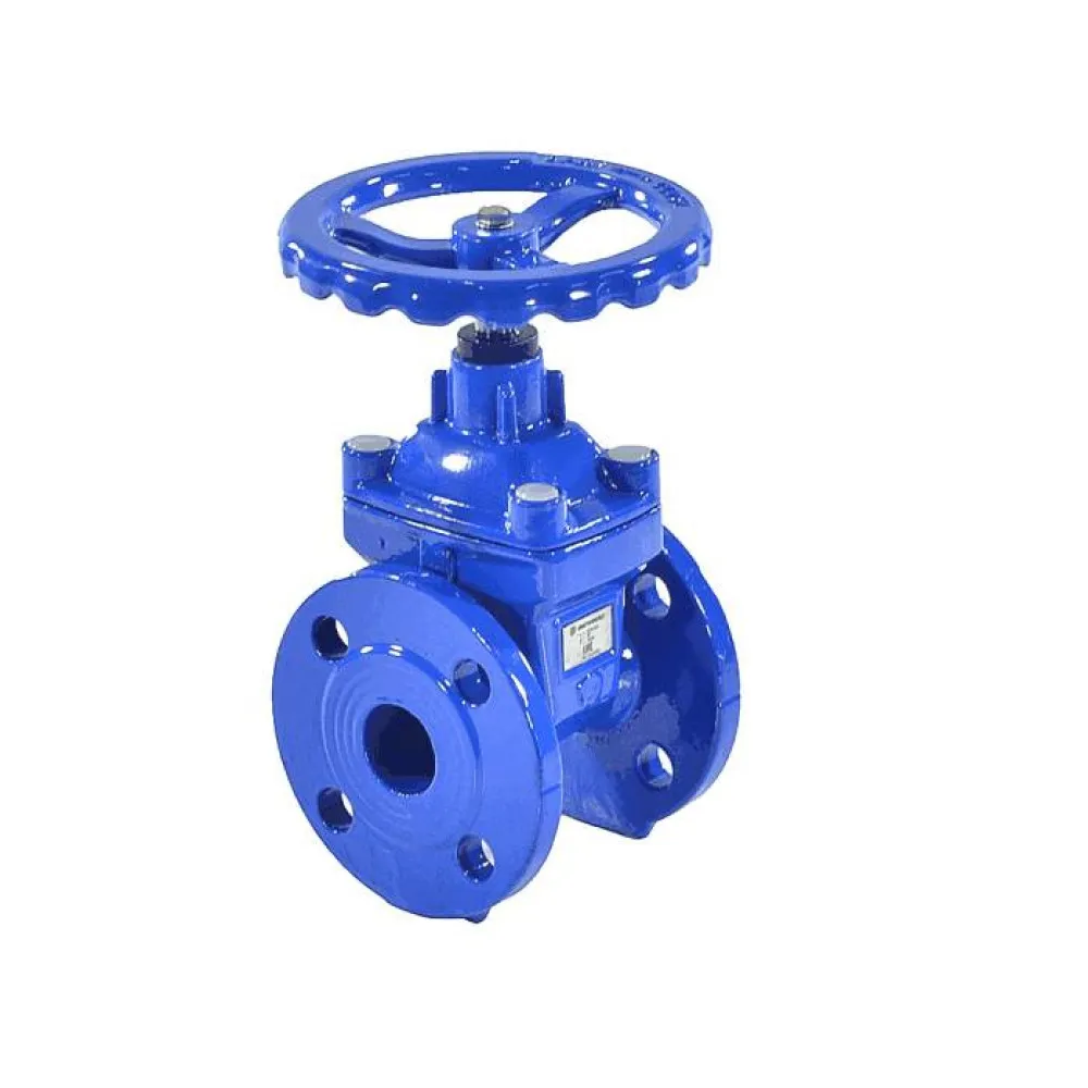 30Ч39Р чугунная задвижка Benarmo Ду100 Ру10/16 обрезиненный клин с гайкой (аналог МЗВ)