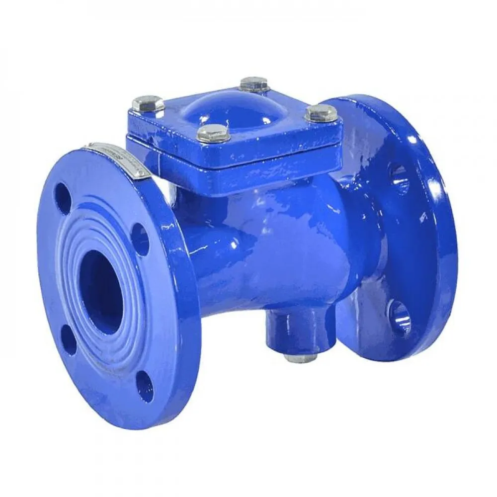 Чугунный шаровой обратный клапан Benarmo Ду150 Ру16 фланцевый