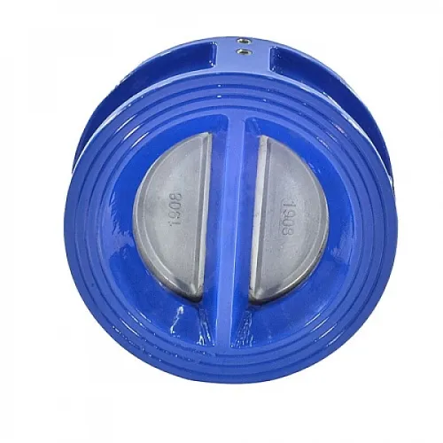 Чугунный обратный клапан Benarmo Ду100 Ру10/16 межфланцевый со створками из нержавеющей стали