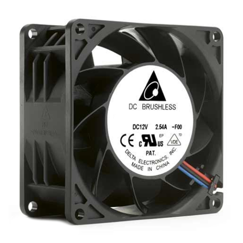 Осевой вентилятор Delta PFR0848XHE охлаждения 48V DC 80x80x38