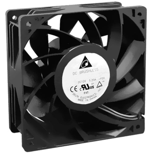 Осевой вентилятор Delta PFR1212DHE-R00 охлаждения DC 120x120x38 осевой