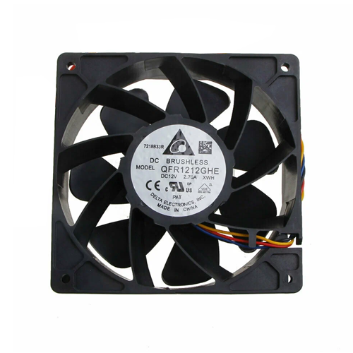 Осевой вентилятор Delta QFR1212GHE-9D89 охлаждения 12V DC 120x120x38