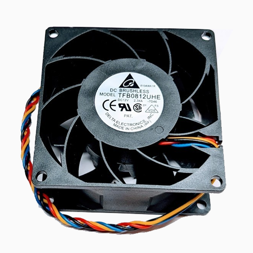 Осевой вентилятор Delta TFB0812UHE охлаждения 12V DC 80x80x38
