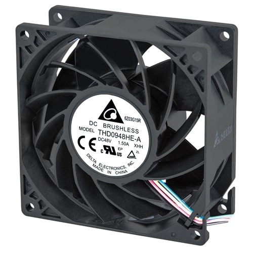 Осевой вентилятор Delta THD0948HE-A охлаждения DC 92x92x38 осевой