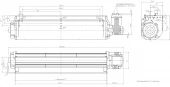 Тангенциальный вентилятор Ebmpapst QLK45/3000A58-2513L-228AAZ
