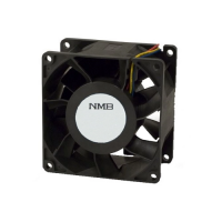 Осевой вентилятор 08038FB-B3K-AA-00_50Hz NMB компактный 80x80x38