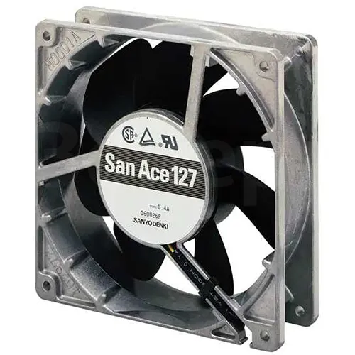 Осевой вентилятор 109E1324A1D01 Sanyo Denki серии San Ace 127 размером 127x127x38