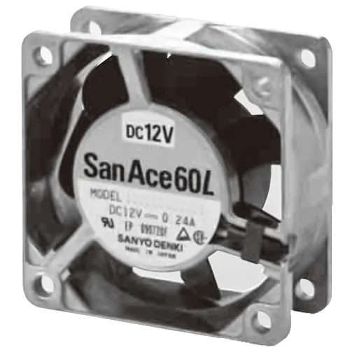Осевой вентилятор 109L0612F401 Sanyo Denki серии San Ace 60L размером 60x60x25
