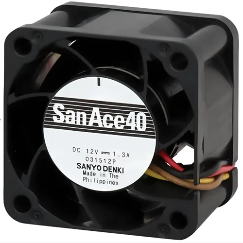 Осевой вентилятор 109P0405F301 Sanyo Denki серии San Ace 40 размером 40x40x28
