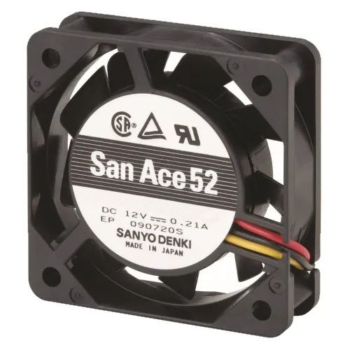 Осевой вентилятор 109P0505M701 Sanyo Denki серии San Ace 52 размером 52x52x15