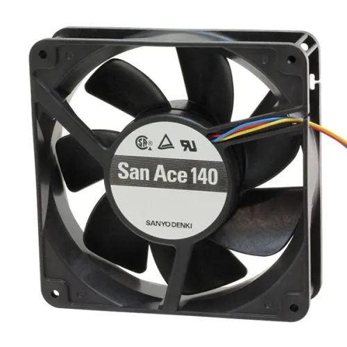 Осевой вентилятор 109P1412H101 Sanyo Denki серии San Ace 140 размером 140x140x38