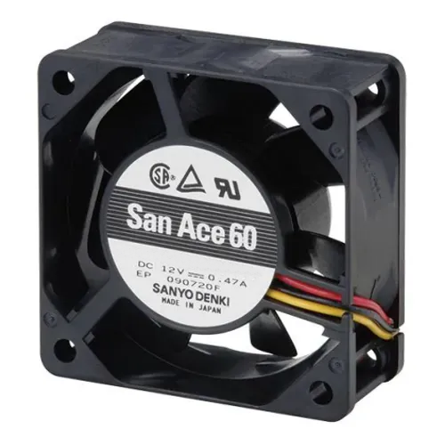 Осевой вентилятор 109R0605F401 Sanyo Denki серии San Ace 60 размером 60x60x25
