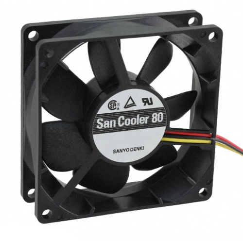 Осевой вентилятор 9A0812F401 Sanyo Denki серии San Ace 80 размером 80x80x25