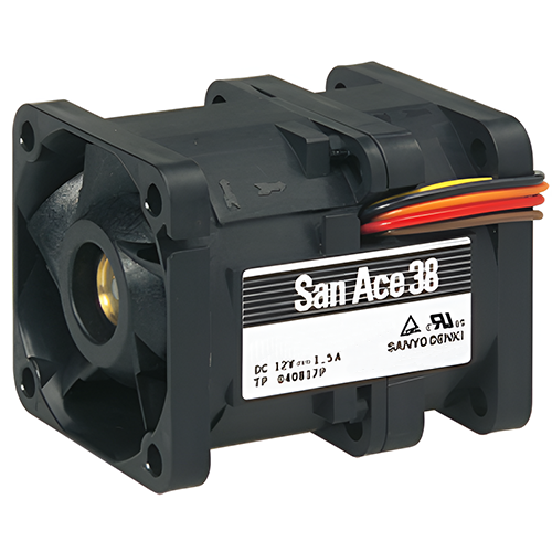 Осевой вентилятор 9CRA0312J401 Sanyo Denki серии San Ace 38 размером 38x38x48
