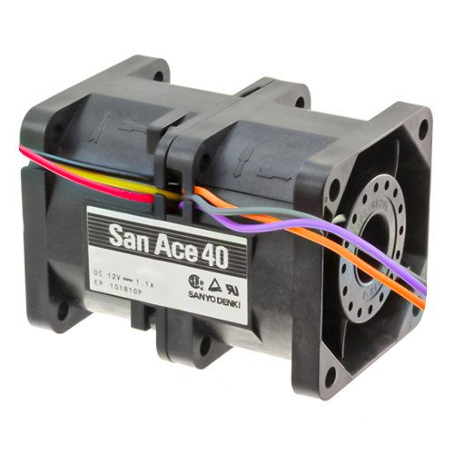 Осевой вентилятор 9CRB0412P5J201 Sanyo Denki серии San Ace 40 размером 40x40x56