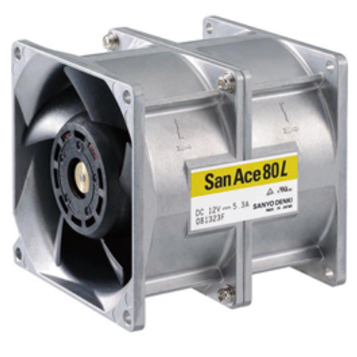 Осевой вентилятор 9CRL0812P8G001 Sanyo Denki серии San Ace 80L размером 80x80x80