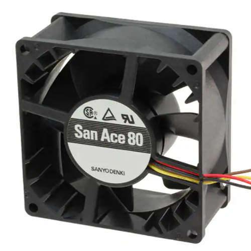 Осевой вентилятор 9G0812G101 Sanyo Denki серии San Ace 80 размером 80x80x38