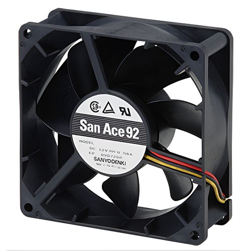 Осевой вентилятор 9G0912A2D011 Sanyo Denki серии San Ace 92 размером 92x92x32