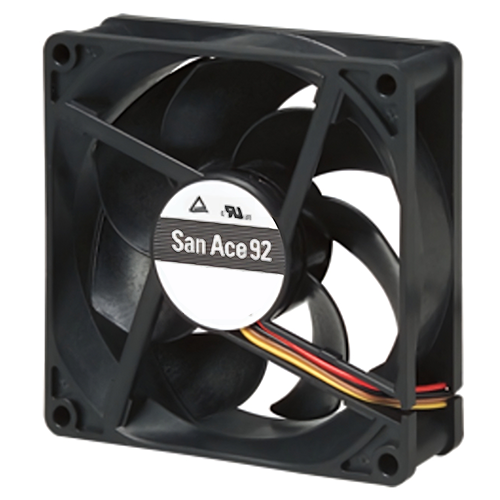 Осевой вентилятор 9GA0924W4D01 Sanyo Denki серии San Ace 92 размером 92x92x25