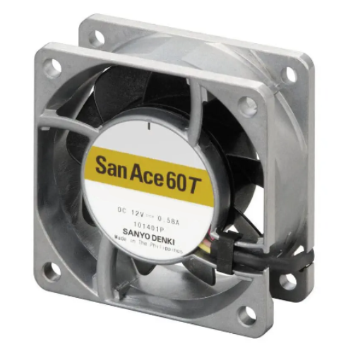 Осевой вентилятор 9GT0612G4001 Sanyo Denki серии San Ace 60T размером 60x60x25