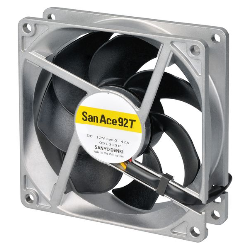 Осевой вентилятор 9GT0912J4001 Sanyo Denki серии San Ace 92T размером 92x92x25
