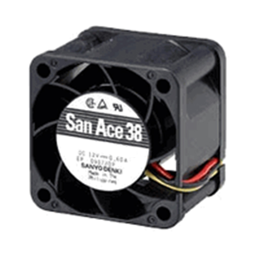 Осевой вентилятор 9GV0312J301 Sanyo Denki серии San Ace 38 размером 38x38x28