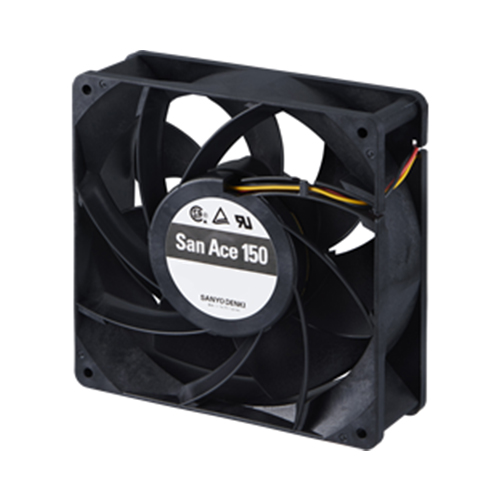 Осевой вентилятор 9GV1512H501 Sanyo Denki серии San Ace 150 размером 150x150x50