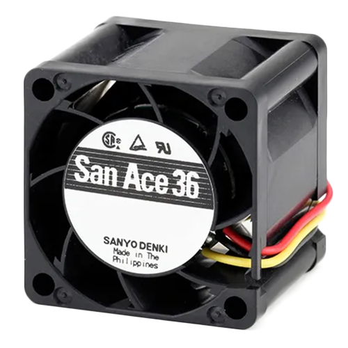 Осевой вентилятор 9HV3612P3K001 Sanyo Denki серии San Ace 36 размером 36x36x28