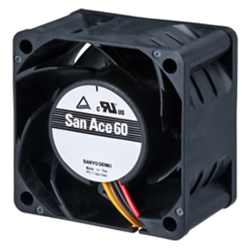 Осевой вентилятор 9HVA0612P1J001 Sanyo Denki серии San Ace 60 размером 60x60x38