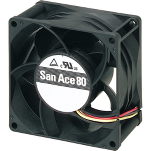 Осевой вентилятор 9HVA0812P1G001 Sanyo Denki серии San Ace 80 размером 80x80x38