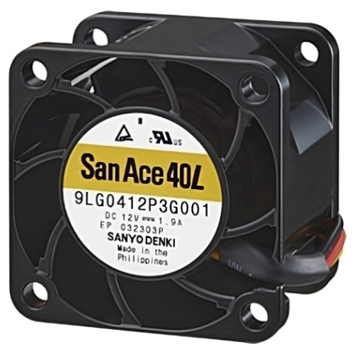 Осевой вентилятор 9LG0412P3G001 Sanyo Denki серии San Ace 40L размером 40x40x28