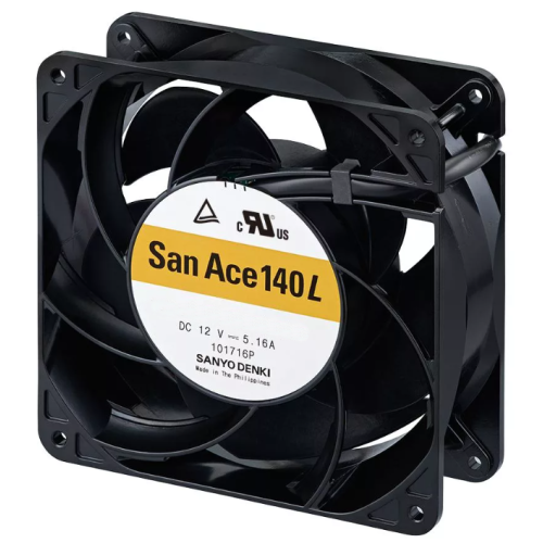 Осевой вентилятор 9LG1448M1002 Sanyo Denki серии San Ace 140L размером 140x140x38