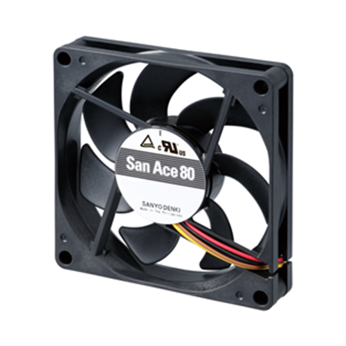 Осевой вентилятор 9PH0812P7S06 Sanyo Denki серии San Ace 80 размером 80x80x15