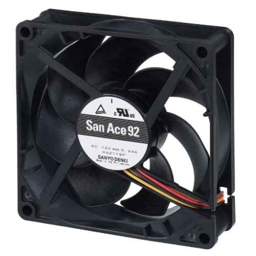 Осевой вентилятор 9RA0924H4002 Sanyo Denki серии San Ace 92 размером 92x92x25