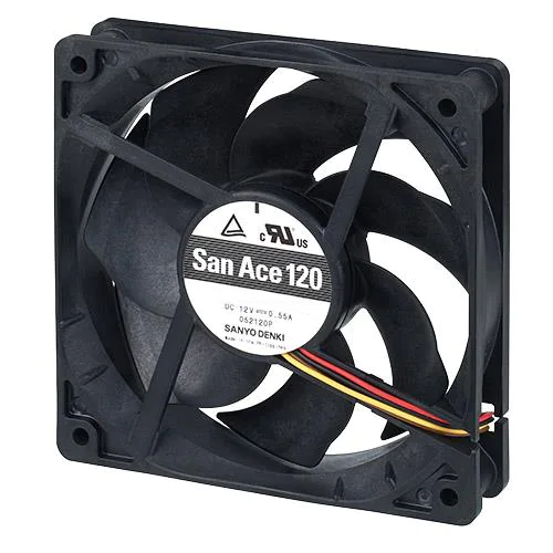 Осевой вентилятор 9RA1248G4001 Sanyo Denki серии San Ace 120 размером 120x120x25