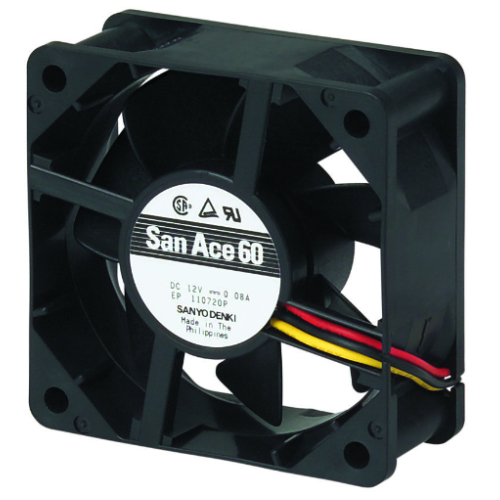 Осевой вентилятор 9S0612M401 Sanyo Denki серии San Ace 60 размером 60x60x25