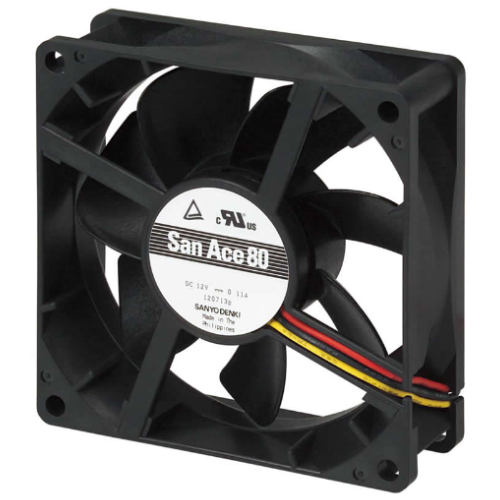 Осевой вентилятор 9S0824M4011 Sanyo Denki серии San Ace 80 размером 80x80x25