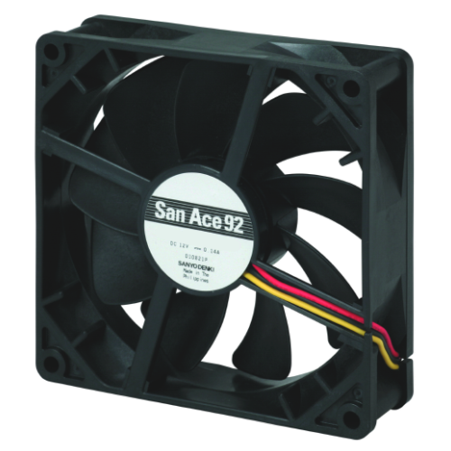 Осевой вентилятор 9S0912P4F011 Sanyo Denki серии San Ace 92 размером 92x92x25