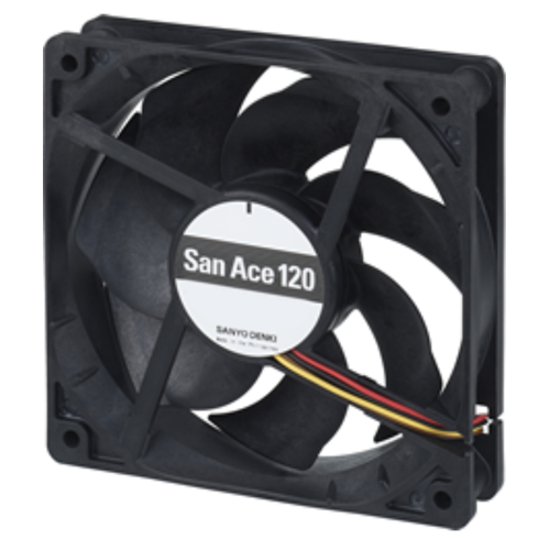 Осевой вентилятор 9S1224M401 Sanyo Denki серии San Ace 120 размером 120x120x25