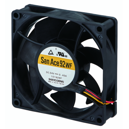 Осевой вентилятор 9WFA0924P4G001 Sanyo Denki серии San Ace 92WF размером 92x92x25