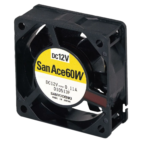 Осевой вентилятор 9WL0624P4H001 Sanyo Denki серии San Ace 60W размером 60x60x25
