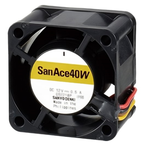 Осевой вентилятор 9WPA0424P6H001 Sanyo Denki серии San Ace 40W размером 40x40x20