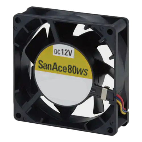 Осевой вентилятор 9WS0812F4021 Sanyo Denki серии San Ace 80WS размером 80x80x25