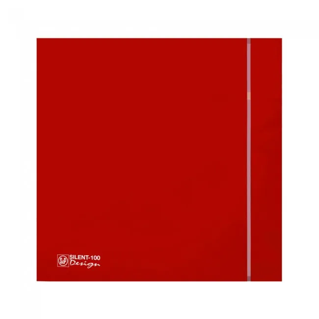 Накладной вентилятор Solar Palau SILENT-100 CRZ RED DESIGN-4C
