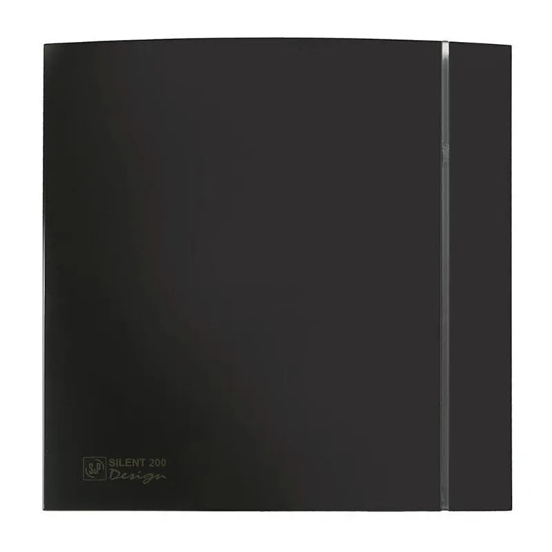 Накладной вентилятор Solar Palau SILENT-200 CZ BLACK DESIGN-4C