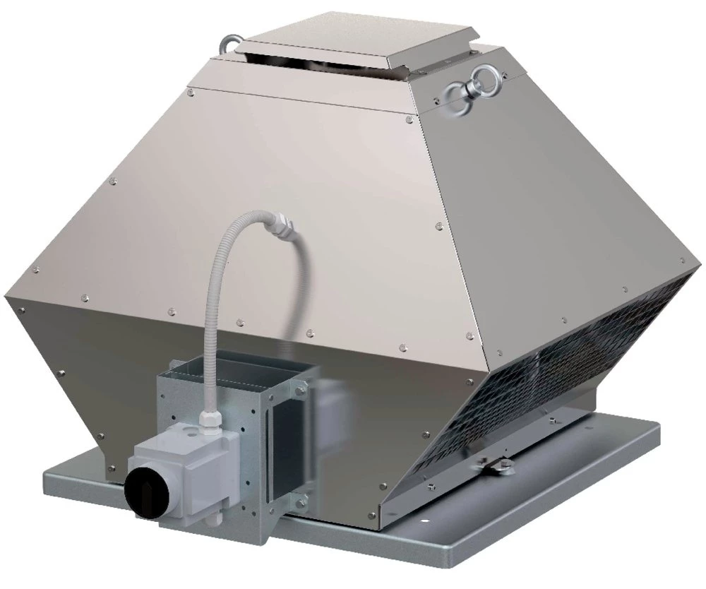 Крышный вентилятор дымоудаления DVG-H 800D8-XL/F400 Systemair c горизонтальным потоком