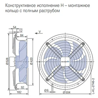 Габаритные размеры 152727
