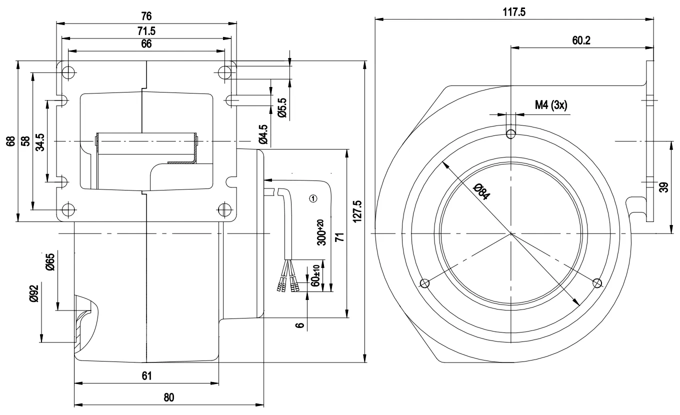 Габаритные размеры G1G085-AB05-01