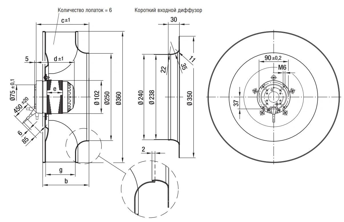 Габаритные размеры R4E355-AL02-05